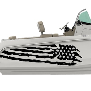 American flag Graphic Decal Compatible with Boston Whaler Boat sticker decal us flag