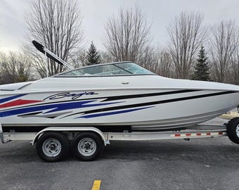 Graphic Boat Decals Compatible with Baja 247 Islander 2008 Bowrider Boat Sport wrap Sticker