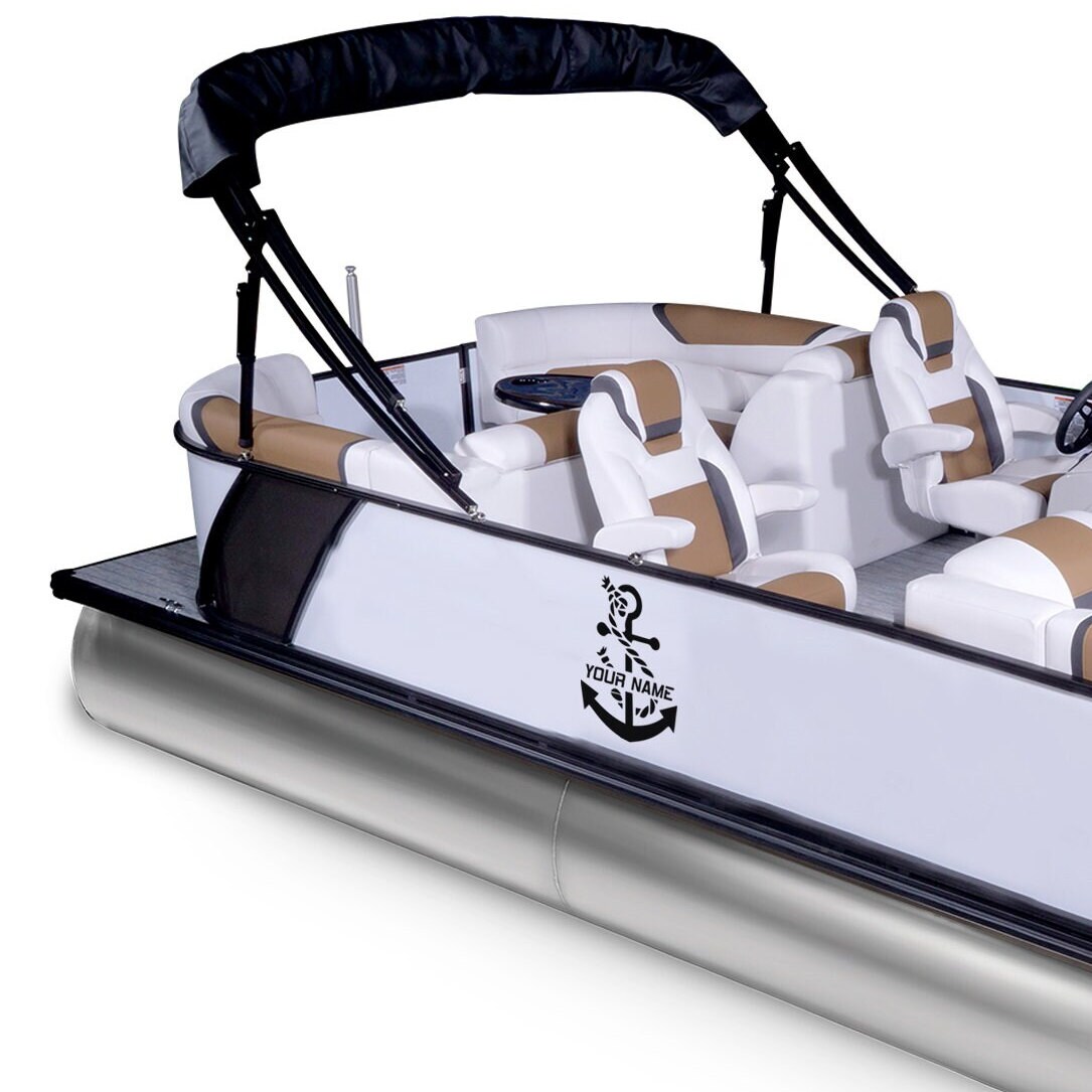 Boat Kit Decals Name Anchor Symbol Sides Compatible With