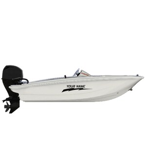 custom Boat name lighting Sticker Compatible with Boston Whaler 130 Super Sport Boat Replacement marine Decal