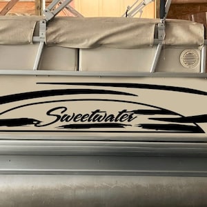 Boat Sticker Decals Compatible with Godfrey Sweetwater Pontoon Boat Stripes