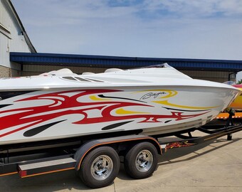 Baja SST 25 Outlaw Boat Decals: Bowrider Sport Wrap