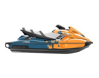 Jet Ski Graphics Decal Sticker For Yamaha FX Cruiser SVHO 2012 - 2018 Racing pattern
