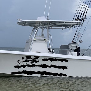 Amberjack Fish Boat Sticker Decals Compatible With Center Console
