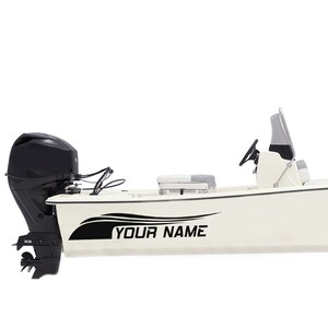 Boat Decal Registration Number Compatible with Skiff Boat Sticker Vinyl Marine Name Lettering