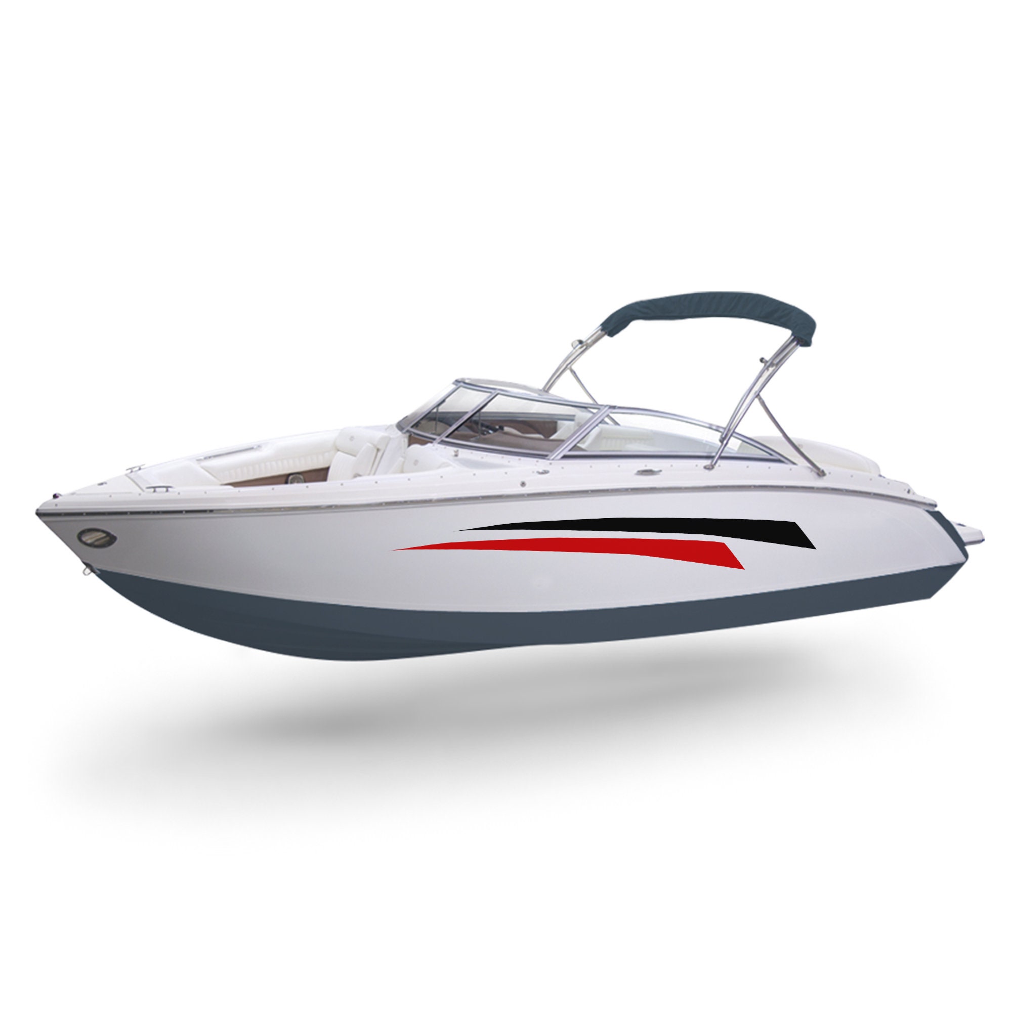 Bayliner Boat Decal Stickers - 7.5 Inch Long Boat Nameplate Replacement - Waterproof Vinyl Decals - View #4