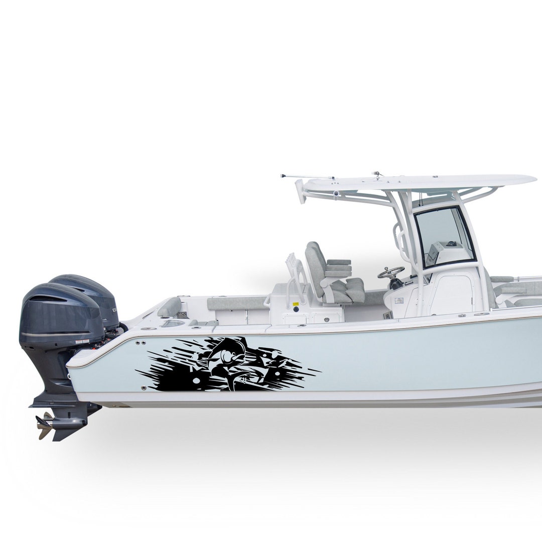 Mahi Mahi Boat Sticker Fish Decals Kit Sides Compatible With Etsy