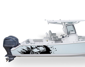 GT Boot Sticker Kompatibel mit Mittelkonsole Boot Aufkleber Riesen Trevally Grafik Spritzer