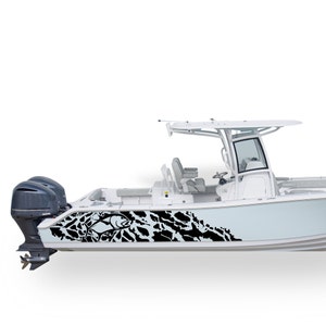 Giant Trevally Boat Sticker Compatible with Center Console Boat Decals GT graphic splash
