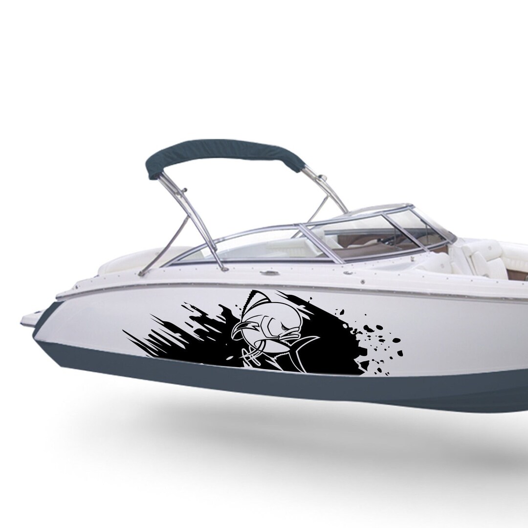 Boat Sticker Mahi Mahi Graphic Decals Compatible With Bowrider Etsy