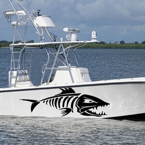 Fish Scull Graphic Boat Decals Compatible with Seavee Boat scull Sticker decal
