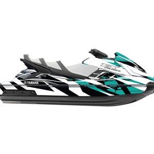 Jetski-racegraphics voor Yamaha FX Cruiser SVHO 2012-2018 Graphics sticker Stickerpatroon: