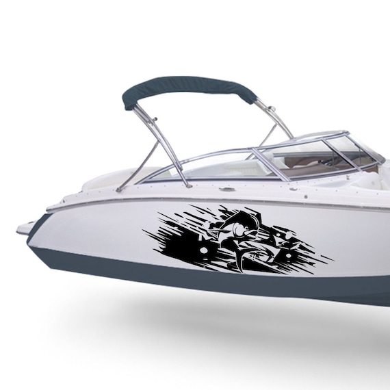 Graphic Boat Decals Compatible With Bowrider Boat Open Sea Sport