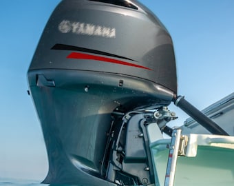 Ensemble de décalcomanies pour moteur de bateau, compatibles avec les rayures sportives du moteur de bateau Yamaha, autocollant pour moteur hors-bord