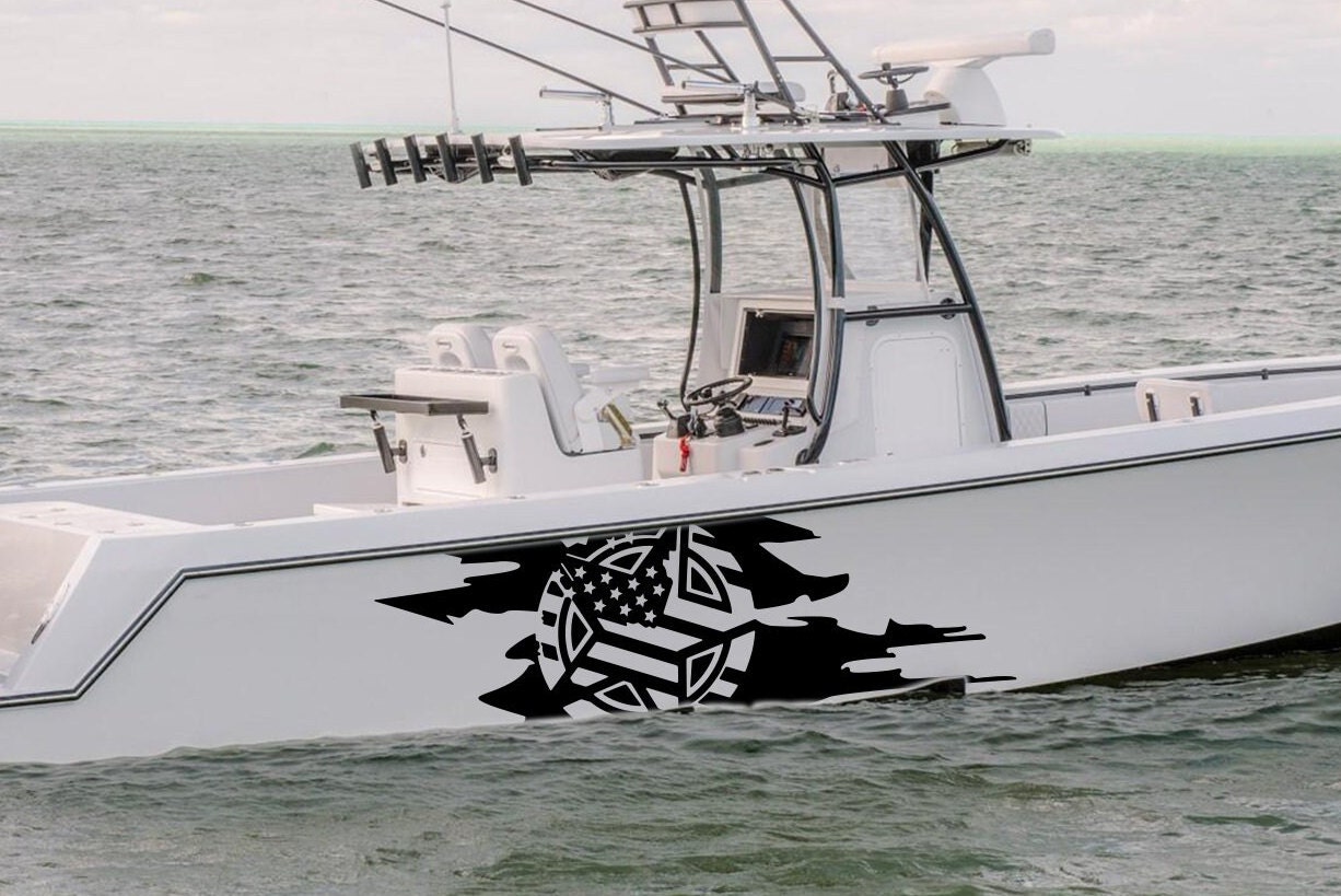 Tarpon Fish Boat Custom Name Sticker Decals Compatible With Contender Boat  Fishing Marine Registration Number Decal -  Israel