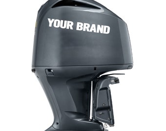Moteur de bateau Nom personnalisé Décalcomanies Compatible avec le moteur hors-bord Yamaha Rayures Autocollant Lettrage du moteur marin