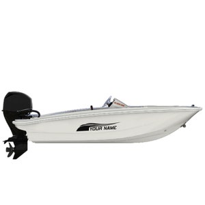Boat Decal Compatible with Boston Whaler 130 Super Sport Boat Sticker Vinyl Marine Name Lettering