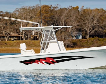 Grafische bootstickers compatibel met Seavee Boat Sport Stripes sticker.