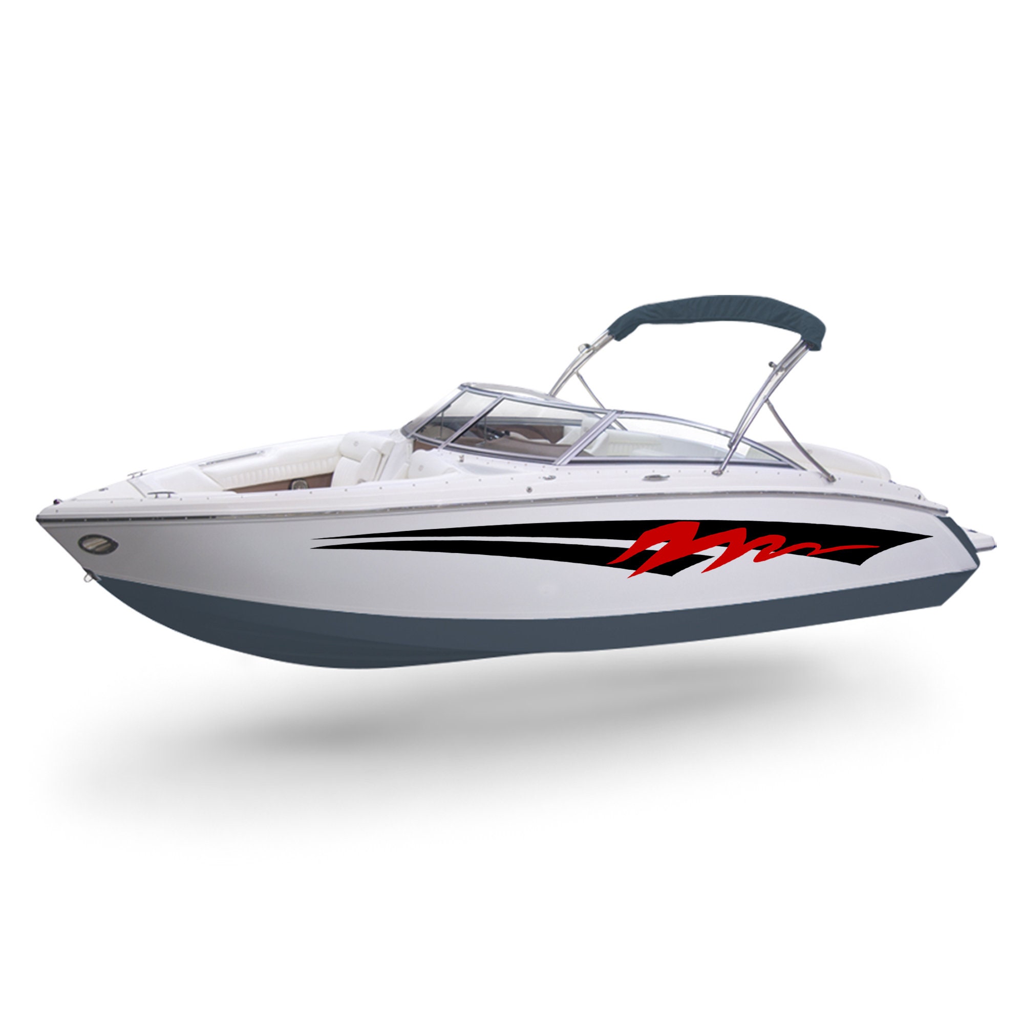 Graphic Boat Decals Compatible With Bowrider Boat Open Sea Sport