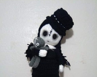 victoria goth doll loom knit pattern