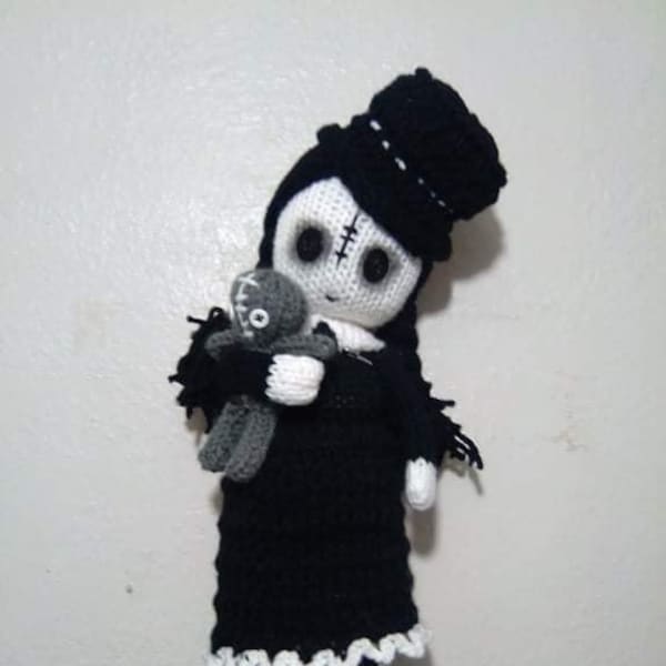 victoria goth doll loom knit pattern
