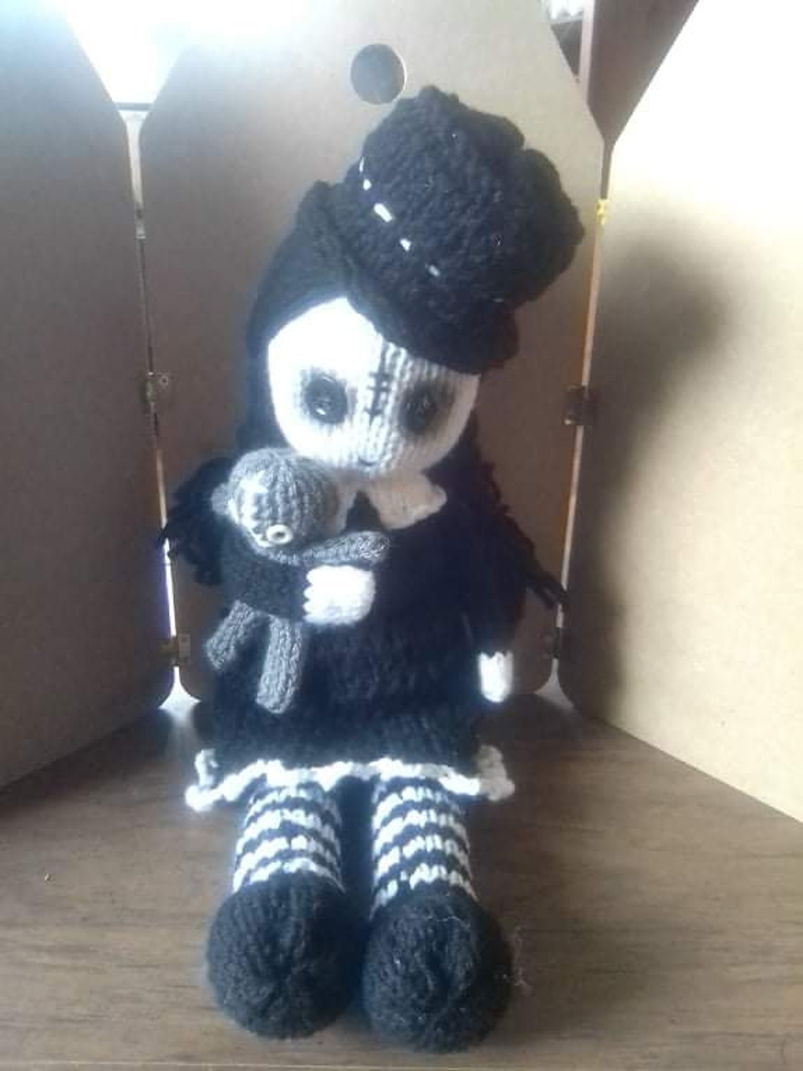 Victoria Goth Doll Loom Knit Pattern Etsy