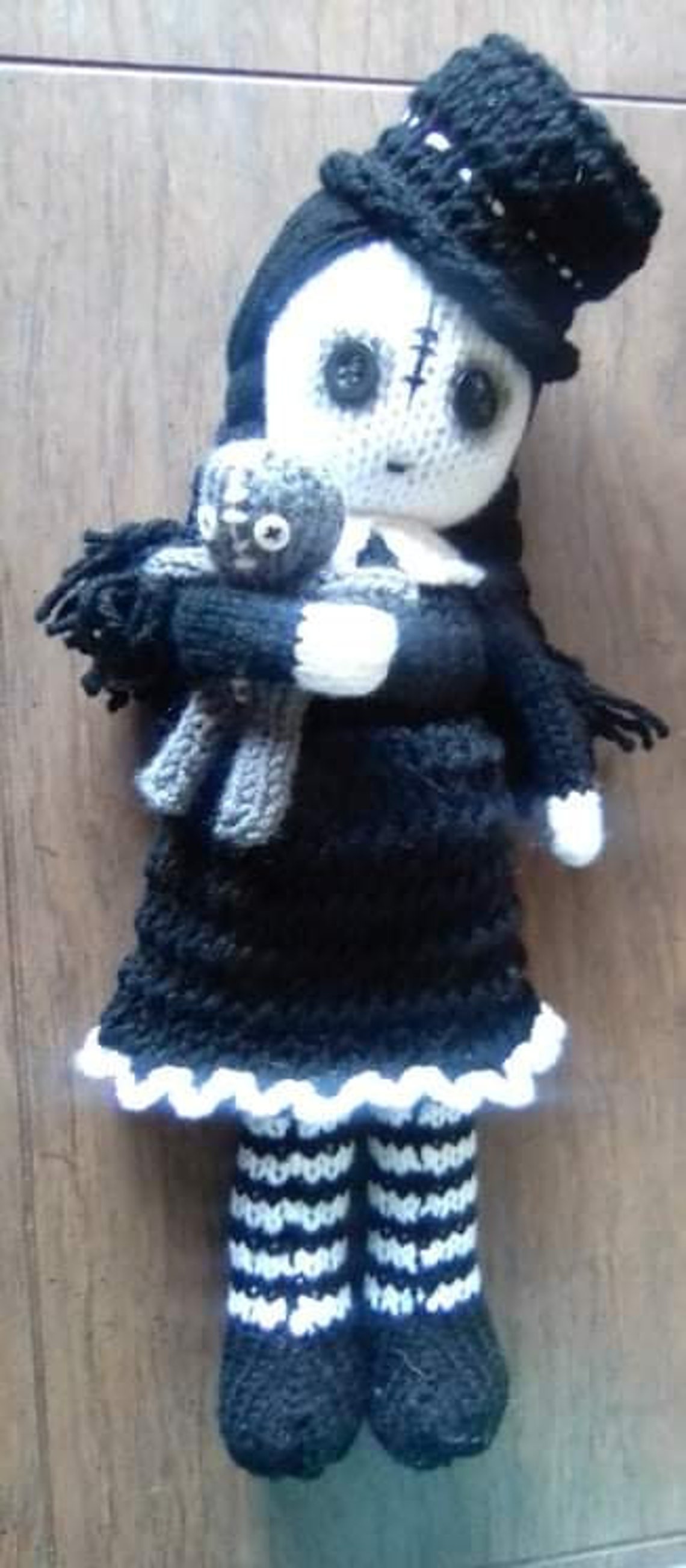 Victoria Goth Doll Loom Knit Pattern Etsy