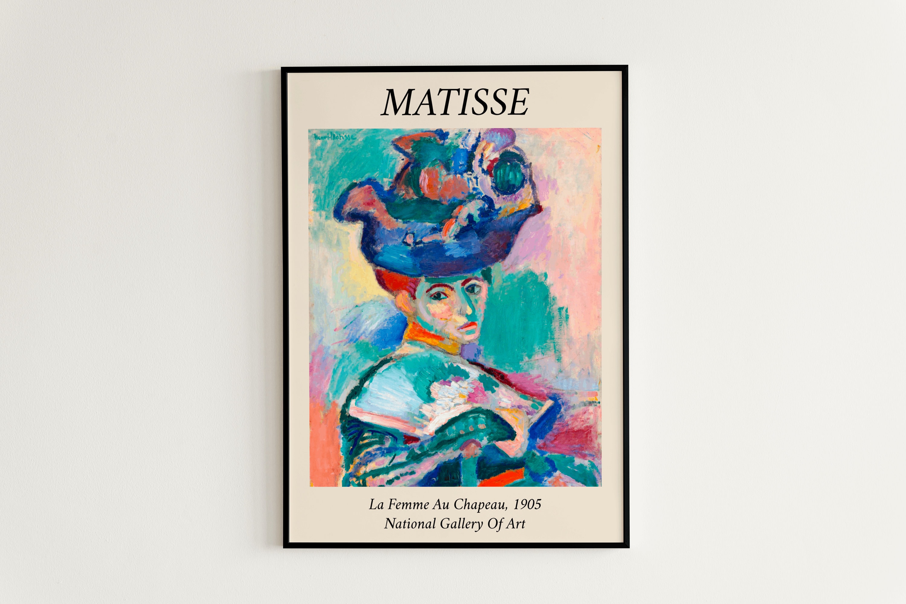 Matisse Woman With A Hat Exhibition Print Poster | A3 A4 A5