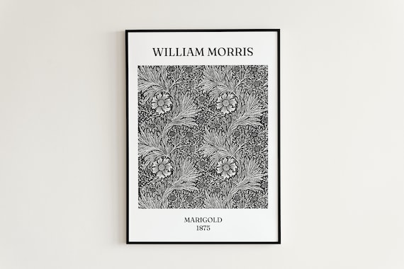 William Morris Black and White Exhibition Print Collection | 2x A3
