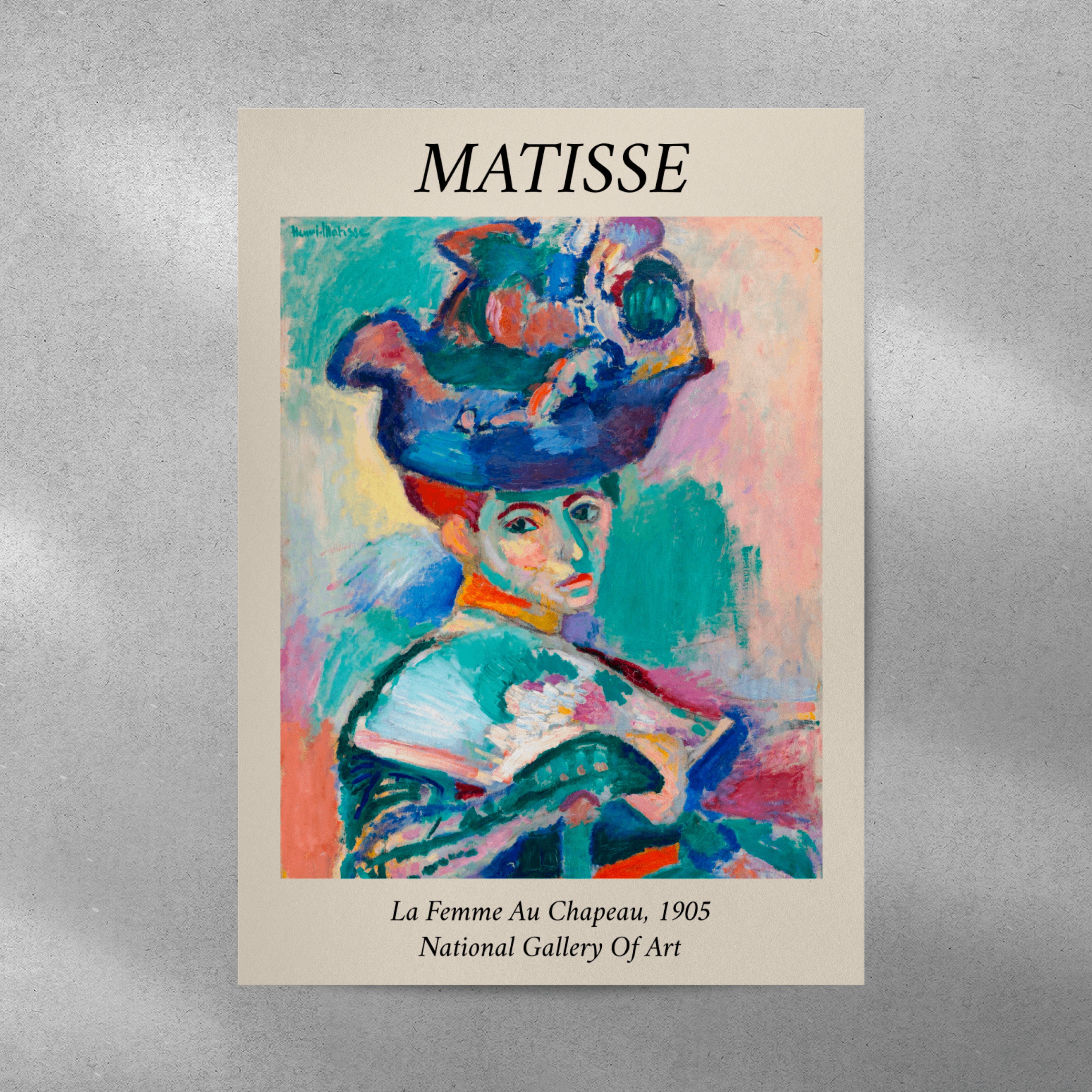 Matisse Woman With A Hat Exhibition Print Poster | A3 A4 A5