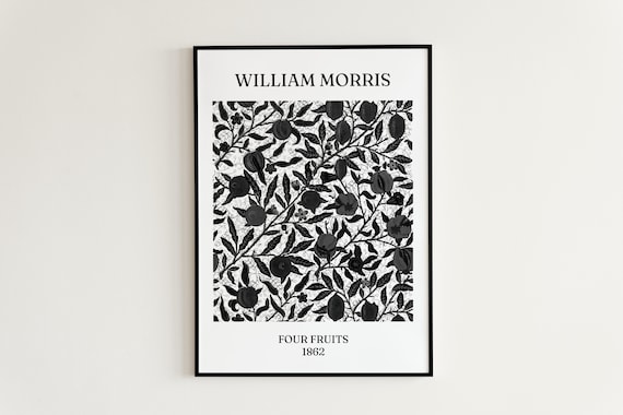 William Morris Black and White Exhibition Print Collection | 2x A3