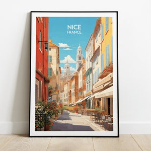 Schöne Reise - Frankreich Poster - Individuell personalisiertes Hochzeit Geburtstagsgeschenk