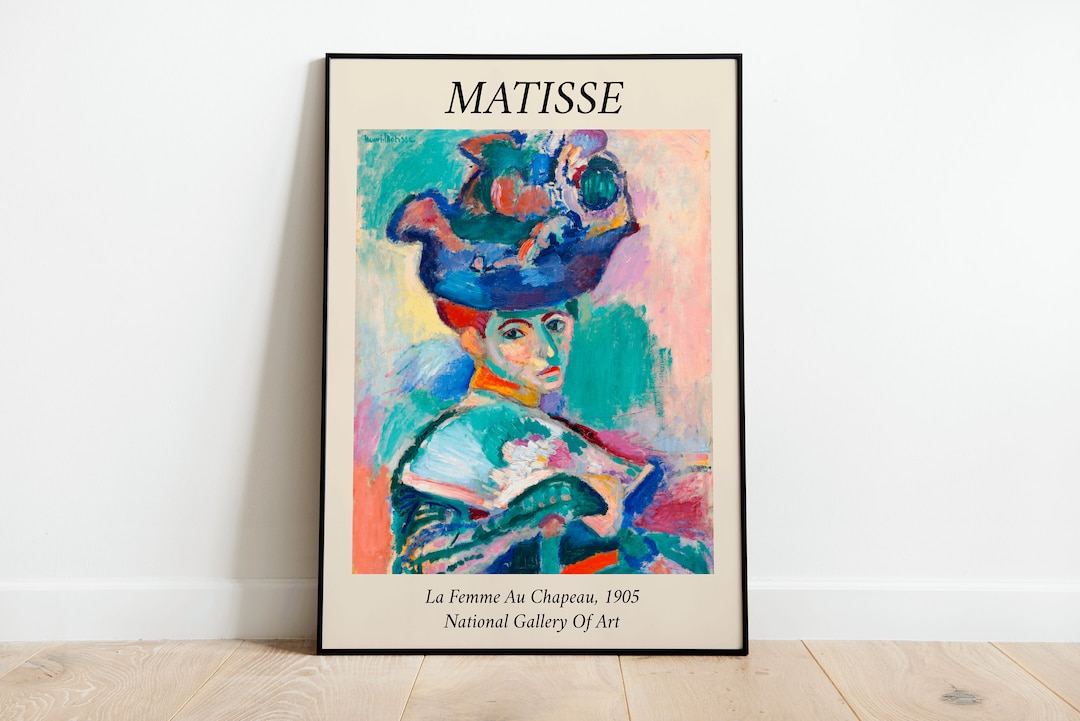 Matisse Woman With A Hat Exhibition Print Poster | A3 A4 A5