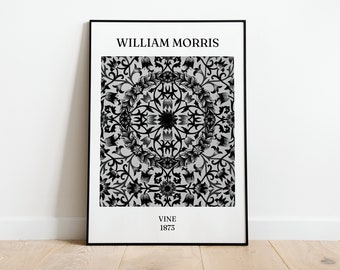 William Morris Black and White Exhibition Print Collection | 2x A3