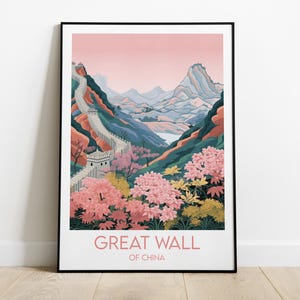Great Wall Of China Reise - Chinesisches Poster - Individuell angefertigtes Hochzeit Geburtstagsgeschenk