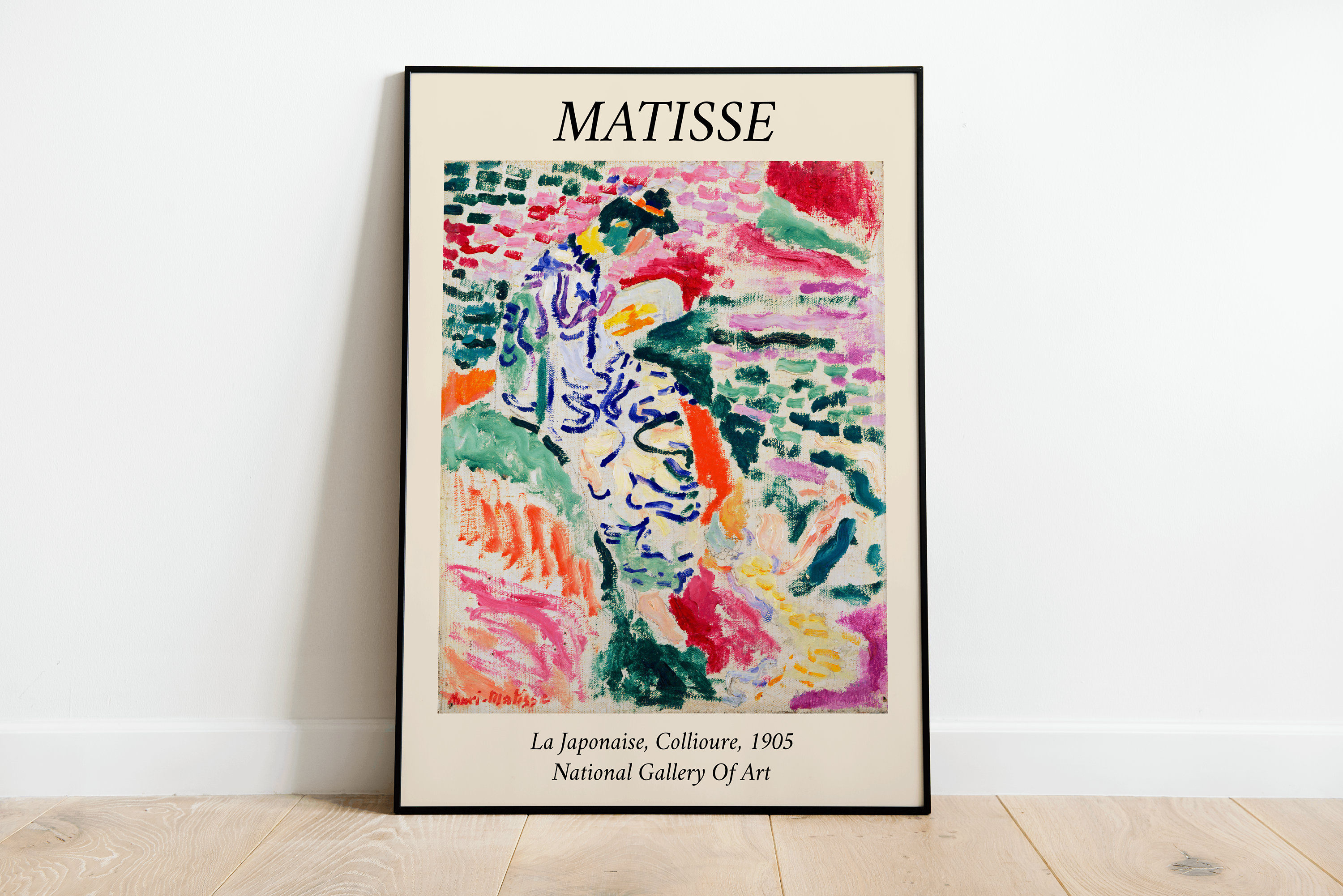 Matisse La Japonaise Exhibition Print Poster | A3 A4 A5 | Ultra