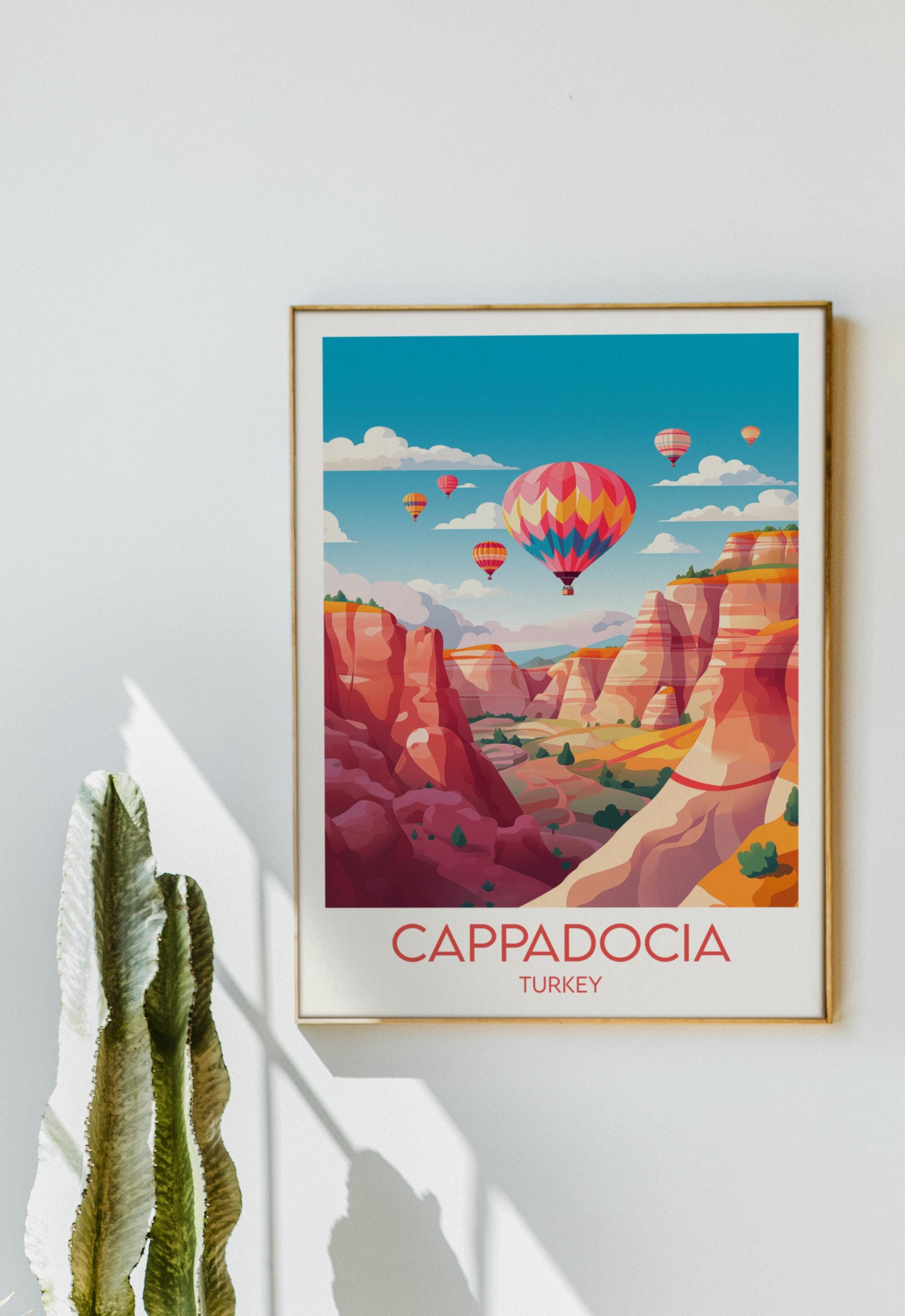 カッパドキア旅行プリント - トルコポスター - カスタマイズされた