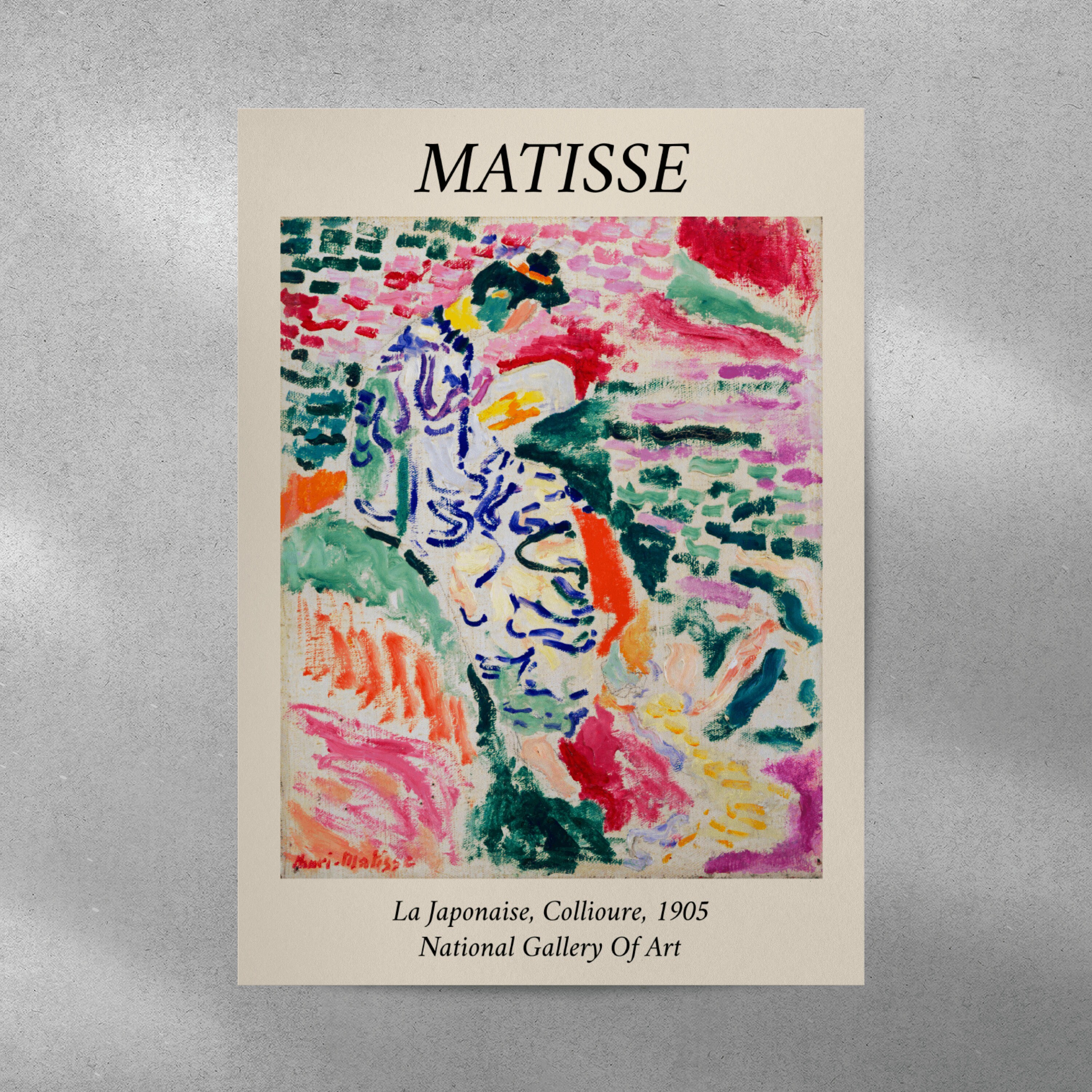 Matisse La Japonaise Exhibition Print Poster | A3 A4 A5 | Ultra