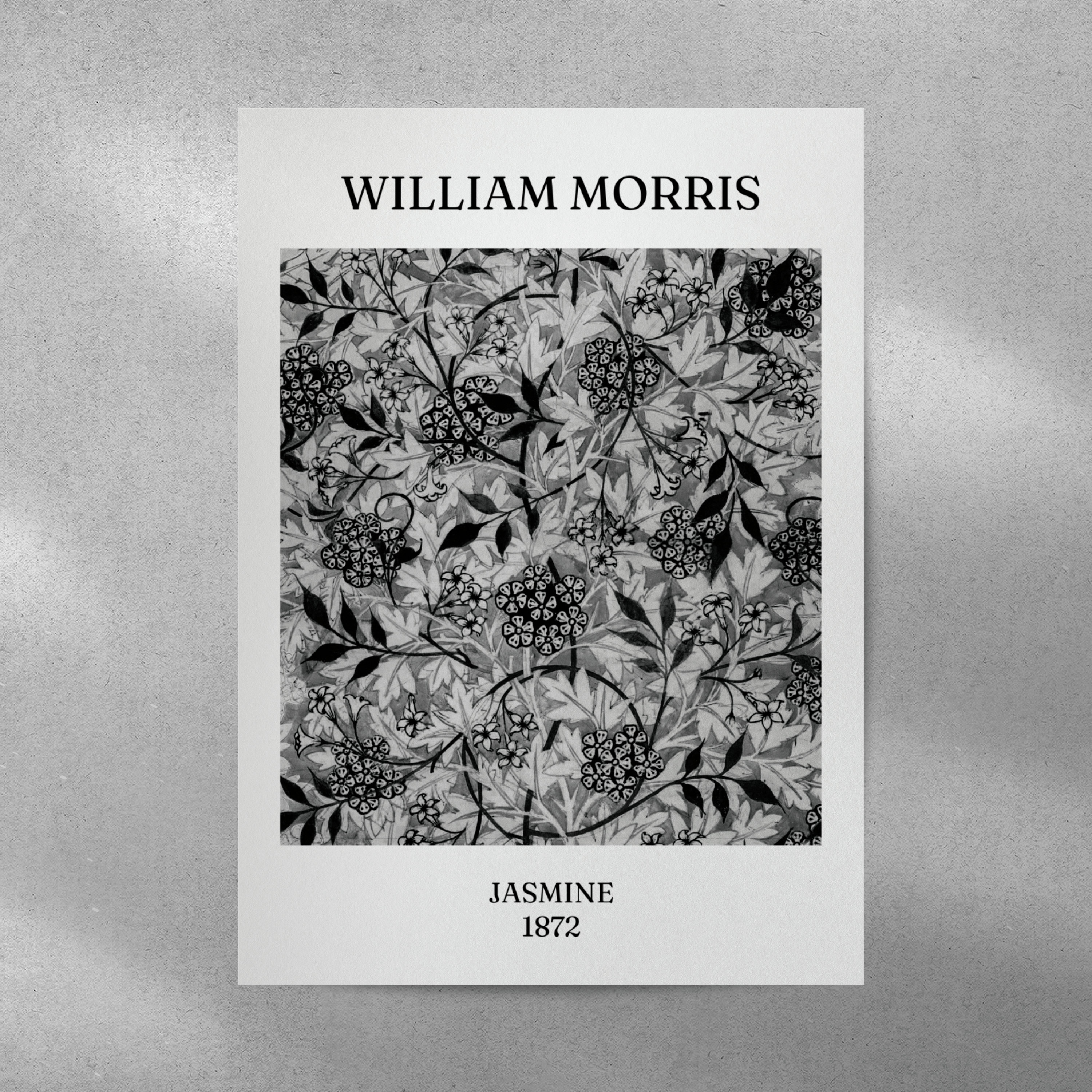 William Morris Black and White Exhibition Print Collection | 3x A3