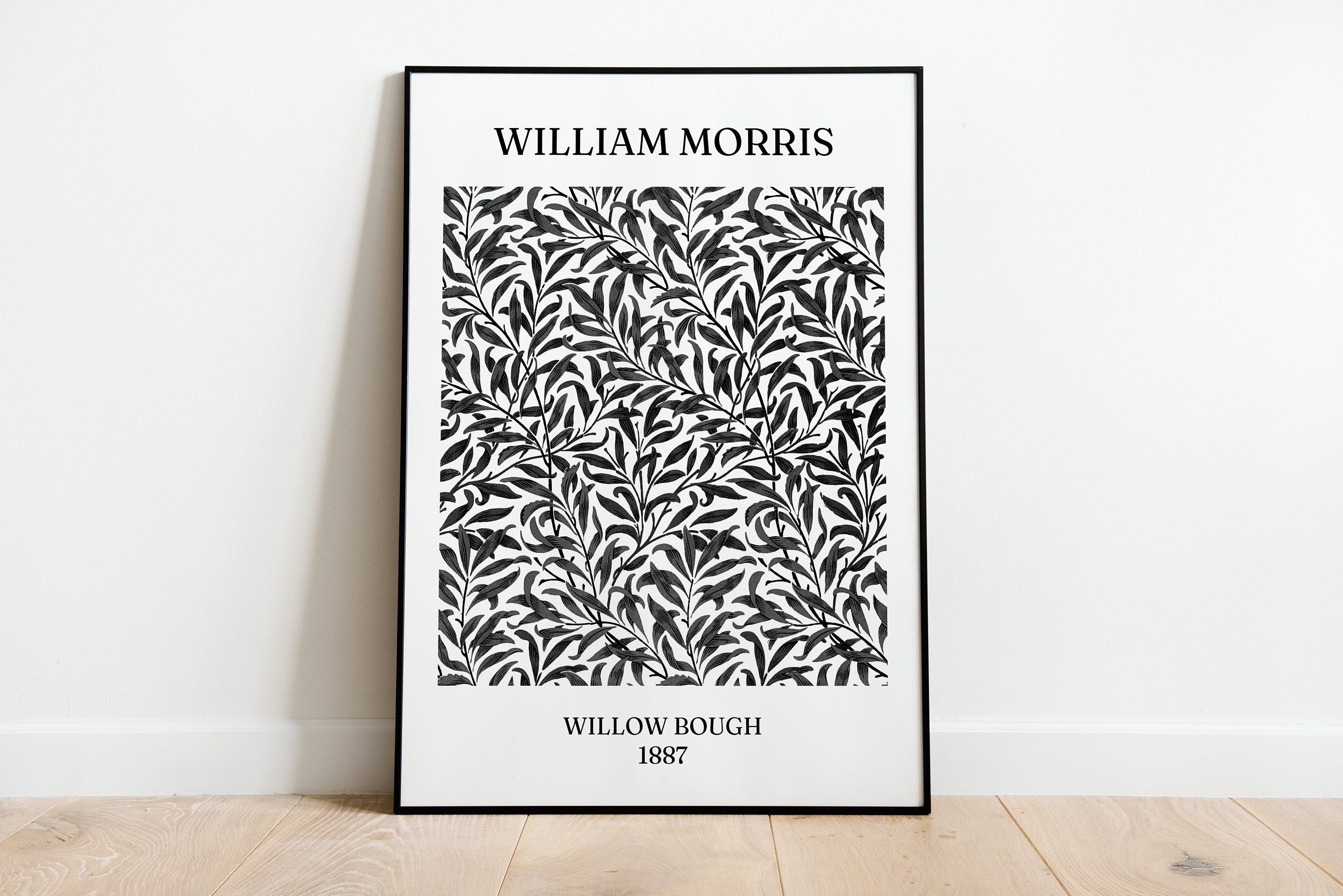 William Morris Black and White Exhibition Print Collection | 3x A3