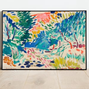 Matisse Landscape at Collioure Exhibition Print Poster | A3 A4 A5 | High Quality Classic Vintage Flowers Home Decor Wall Art Deco