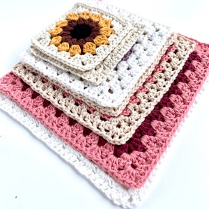 Crochet Sunflower Pattern | Crochet Pattern | Sunflower Crochet Pattern For Granny Square Crochet Blanket Or Crochet Coaster Pattern image 10