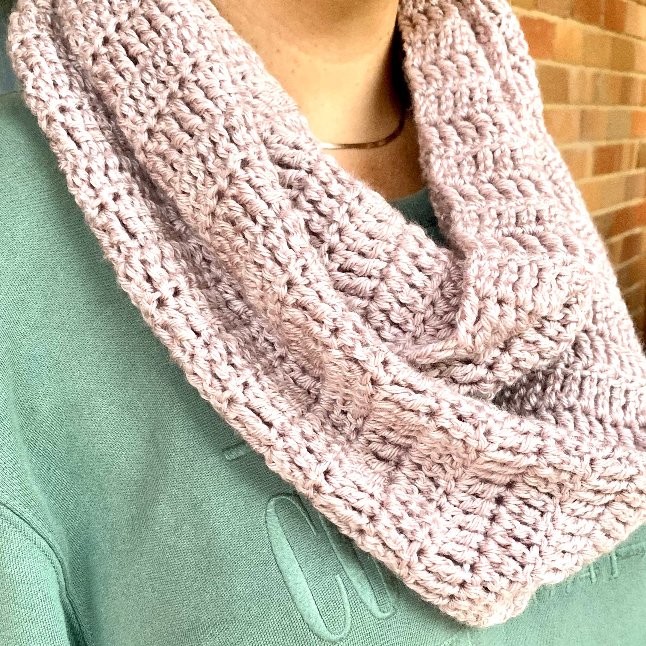 Pink Crochet Scarf Pattern Easy Crochet Pattern Learn to - Etsy