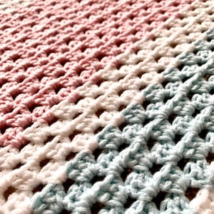 Crochet Granny Stitch Baby Blanket Pattern | Crochet Patterns | Learn To Crochet Baby Blanket For Crochet Beginners