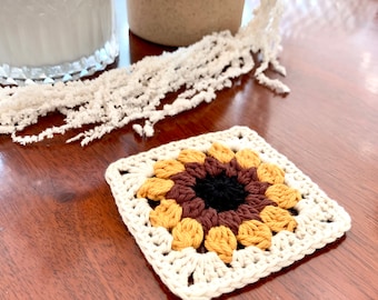 Crochet Sunflower Pattern | Crochet Pattern | Learn To Crochet Sunflower Motif For Crochet Beginners