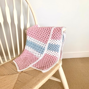 Crochet Pink Baby Blanket Pattern | Crochet Patterns | Learn To Crochet Baby Blanket For Crochet Beginners