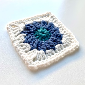 Modèle de crochet carré de grand-mère Sunburst | Modèles de crochet pour débutants | Crochet PDF Télécharger