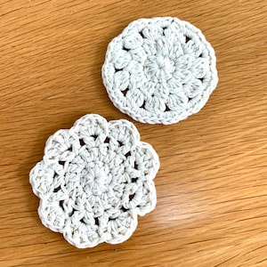 Crochet Mug Rug Pattern Set | Crochet Pattern | Learn To Crochet Coaster Patterns For Crochet Beginners