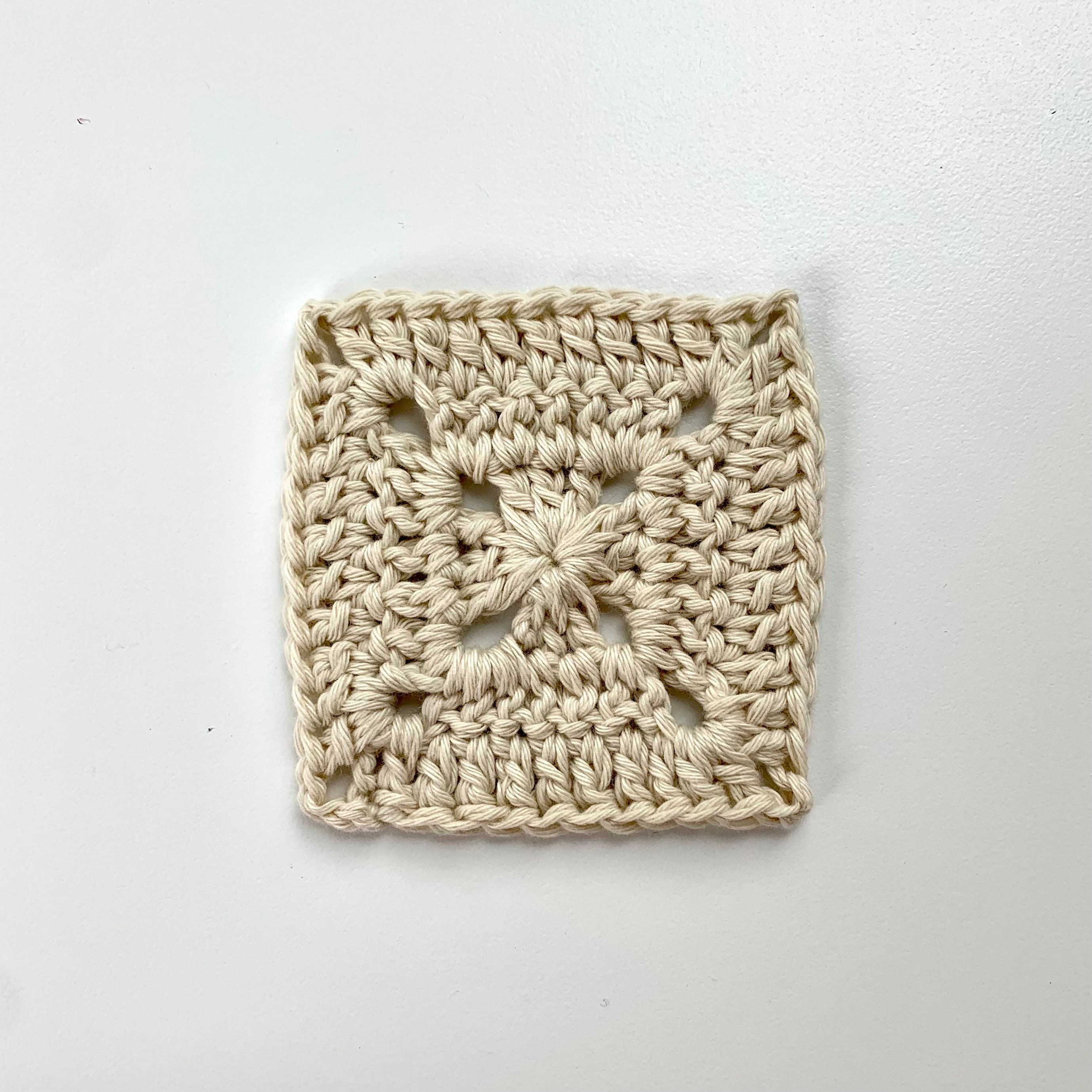 Granny Square Crochet Mug Rug Pattern | Crochet Pattern | Learn to ...