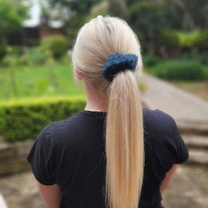 Crochet Fluffy Scrunchie Pattern | Crochet Patterns | Easy Crochet Project For A Crochet Beginner